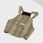 Plaid short sling -Yellow