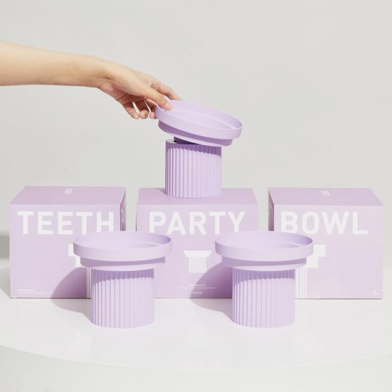 Teeth Party  Bowl-Ultra Violet