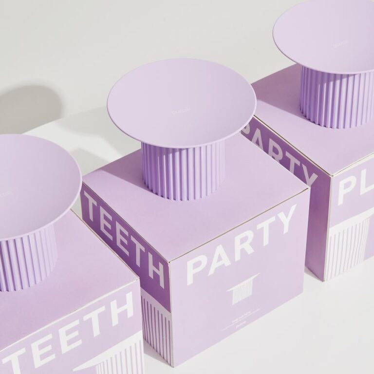 Teeth Party  Plate-Ultra Violet