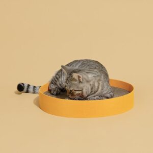 Felt Cat Scratcher-Volcano Orange