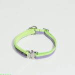 Unzip Color Matching Collar Suit-Neon