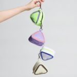 Unzip Triangle Poop Bag Dispenser-Neon