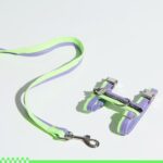 H-Shaped Cat Harness Suit -Neon