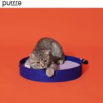 Felt Cat Scratcher-Silence Blue