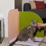 3-Dimensional Cat Scratcher -Lawn Green