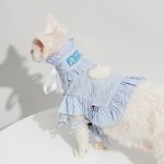 Ruffle short cut-out suit -Baby Blue