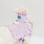 Ruffle short cut-out suit -Pastel Violet