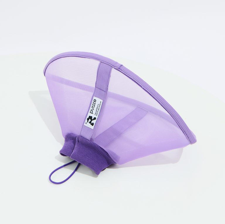 Breathable Mesh Elizabethan Collar-Purple