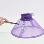 Breathable Mesh Elizabethan Collar-Purple