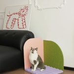 3-Dimensional Cat Scratcher -Lawn Green