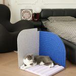 3-Dimensional Cat Scratcher -Velevt Blue
