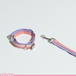 Unzip Color Matching Collar Suit-Hana